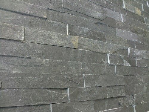 Schiste flatface stonepanel antraciet slate 15x60x1/2