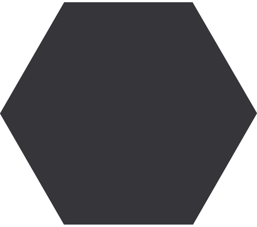 Hexagon Timeless Black mat 15×17